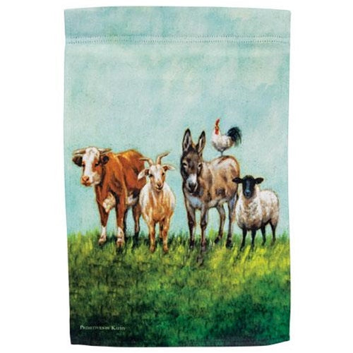 Animal Family Garden Flag (Pack of 2)