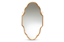 Load image into Gallery viewer, Baxton Studio Dennis Vintage Antique Gold Finished Accent Wall Mirror

