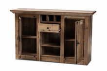 Load image into Gallery viewer, Baxton Studio Albert Modern and Contemporary Farmhouse Rustic Finished Wood 2-Door Dining Room Sideboard Buffet
