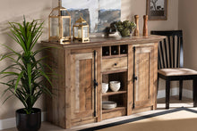 Load image into Gallery viewer, Baxton Studio Albert Modern and Contemporary Farmhouse Rustic Finished Wood 2-Door Dining Room Sideboard Buffet

