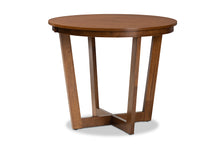 Load image into Gallery viewer, Baxton Studio Alena Modern and Contemporary Grey Fabric Upholstered and Walnut Brown Finished Wood 5-Piece Dining Set
