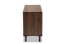 Load image into Gallery viewer, Baxton Studio Meike Mid-Century Modern Two-Tone Walnut Brown and White Finished Wood 6-Drawer Dresser
