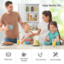 Load image into Gallery viewer, Wall Mount Medicine Cabinet Multifunction Storage Organizer-White
