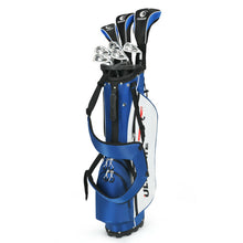 Load image into Gallery viewer, 10 Pieces Men&#39;s Complete Golf Clubs Package Set with Alloy Driver
