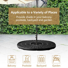 Load image into Gallery viewer, 4 Plate Umbrella Base Stand for Patio
