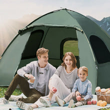Load image into Gallery viewer, 2-Person Foldable Outdoor Camping Tent Cot with Air Mattress and Sleeping Bag
