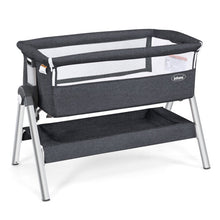 Load image into Gallery viewer, Portable Baby Bedside Sleeper with Adjustable Heights and Angle-Gray
