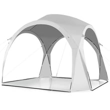 Load image into Gallery viewer, 11 x 11 Feet Patio Sun Shade Shelter Canopy Tent Portable UPF 50+ Outdoor Beach-White
