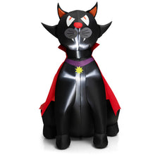 Load image into Gallery viewer, 4.7 Feet Halloween Inflatable Vampire Cat with Red Cloak

