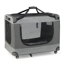 Load image into Gallery viewer, Portable Folding Cat Carrier with 4 Lockable Wheels-XXL
