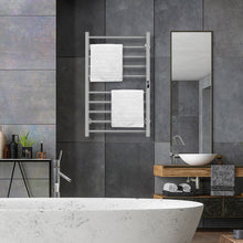 Load image into Gallery viewer, 10-bar Heated Wall Mounted Towel Warmer with Timer-Silver
