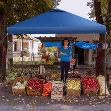 Load image into Gallery viewer, 10 x 10 Feet Foldable Outdoor Instant Pop-up Canopy with Carry Bag-Blue
