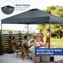 Load image into Gallery viewer, 10 x 10 Feet Foldable Outdoor Instant Pop-up Canopy with Carry Bag-Gray
