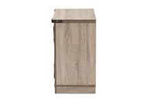 Load image into Gallery viewer, Baxton Studio Wayne Modern Contemporary Farmhouse Oak Brown Finished Wood 2-Door Shoe Storage Cabinet
