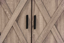 Load image into Gallery viewer, Baxton Studio Wayne Modern Contemporary Farmhouse Oak Brown Finished Wood 2-Door Shoe Storage Cabinet
