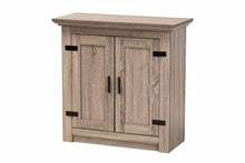 Load image into Gallery viewer, Baxton Studio Bruce Modern Contemporary Farmhouse Oak Brown Finished Wood 2-Door Shoe Storage Cabinet
