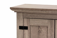 Load image into Gallery viewer, Baxton Studio Bruce Modern Contemporary Farmhouse Oak Brown Finished Wood 2-Door Shoe Storage Cabinet
