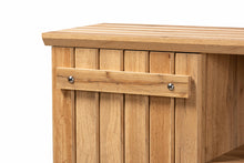 Load image into Gallery viewer, Baxton Studio Eren Modern and Contemporary Farmhouse Natural Oak Brown Finished Wood 1-Door Shoe Cabinet
