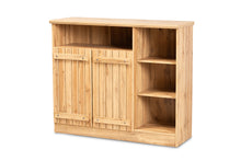 Load image into Gallery viewer, Baxton Studio Eren Modern and Contemporary Farmhouse Natural Oak Brown Finished Wood 2-Door Dining Room Sideboard Buffet
