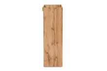 Load image into Gallery viewer, Baxton Studio Caspian Modern and Contemporary Two-Tone Grey and Oak Brown Finished Wood Shoe Cabinet
