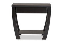 Load image into Gallery viewer, Baxton Studio Capote Modern and Contemporary Dark Brown Finished Wood 2-Drawer Console Table
