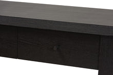 Load image into Gallery viewer, Baxton Studio Capote Modern and Contemporary Dark Brown Finished Wood 2-Drawer Console Table

