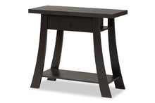 Load image into Gallery viewer, Baxton Studio Herman Modern and Contemporary Dark Brown Finished Wood 1-Drawer Console Table
