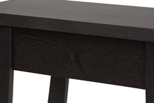 Load image into Gallery viewer, Baxton Studio Herman Modern and Contemporary Dark Brown Finished Wood 1-Drawer Console Table
