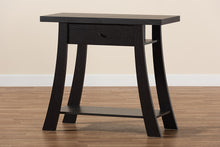 Load image into Gallery viewer, Baxton Studio Herman Modern and Contemporary Dark Brown Finished Wood 1-Drawer Console Table
