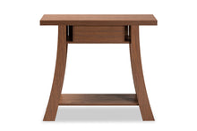 Load image into Gallery viewer, Baxton Studio Herman Modern and Contemporary Walnut Brown Finished Wood 1-Drawer Console Table
