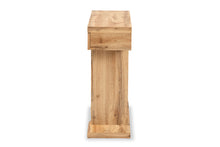 Load image into Gallery viewer, Baxton Studio Otis Modern and Contemporary Oak Brown Finished Wood 3-Drawer Console Table
