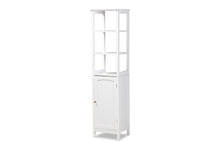 Load image into Gallery viewer, Baxton Studio Beltran Modern and Contemporary White Finished Wood Bathroom Storage Cabinet
