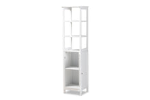 Load image into Gallery viewer, Baxton Studio Beltran Modern and Contemporary White Finished Wood Bathroom Storage Cabinet
