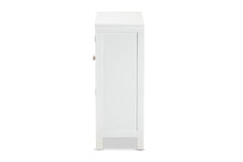 Load image into Gallery viewer, Baxton Studio Jaela Modern and Contemporary White Finished Wood 2-Door Bathroom Storage Cabinet
