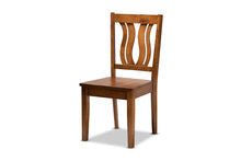 Load image into Gallery viewer, Baxton Studio Anesa Modern and Contemporary Transitional Walnut Brown Finished Wood 5-Piece Dining Set
