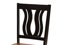 Load image into Gallery viewer, Baxton Studio Anesa Modern and Contemporary Transitional Two-Tone Dark Brown and Walnut Brown Finished Wood 5-Piece Dining Set
