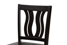 Load image into Gallery viewer, Baxton Studio Fenton Modern and Contemporary Transitional Dark Brown Finished Wood 2-Piece Counter Stool Set
