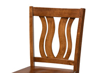 Load image into Gallery viewer, Baxton Studio Fenton Modern and Contemporary Transitional Walnut Brown Finished Wood 2-Piece Counter Stool Set
