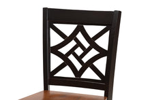 Load image into Gallery viewer, Baxton Studio Nicolette Modern and Contemporary Two-Tone Dark Brown and Walnut Brown Finished Wood 2-Piece Counter Stool Set
