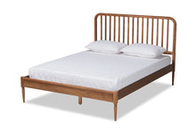 Load image into Gallery viewer, Baxton Studio Neilan Modern and Contemporary Walnut Brown Finished Wood Full Size Platform Bed
