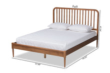 Load image into Gallery viewer, Baxton Studio Neilan Modern and Contemporary Walnut Brown Finished Wood Full Size Platform Bed
