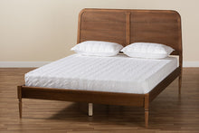 Load image into Gallery viewer, Baxton Studio Kassidy Classic and Traditional Walnut Brown Finished Wood King Size Platform Bed
