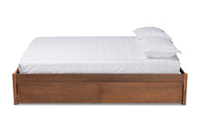 Load image into Gallery viewer, Baxton Studio Yara Modern and Contemporary Walnut Brown Finished Wood King Size 4-Drawer Platform Storage Bed Frame
