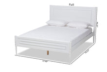 Load image into Gallery viewer, Baxton Studio Daniella Modern and Contemporary White Finished Wood Full Size Platform Bed
