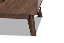 Load image into Gallery viewer, Baxton Studio Hartman Mid-Century Modern Walnut Brown Finished Wood Coffee Table
