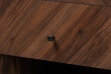 Load image into Gallery viewer, Baxton Studio Hartman Mid-Century Modern Walnut Brown Finished Wood Storage Cabinet
