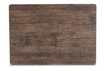 Load image into Gallery viewer, Baxton Studio Calder Mid-Century Modern Walnut Brown Finished Wood and Black Metal Dining Table
