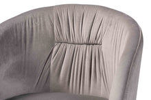 Load image into Gallery viewer, Baxton Studio Ballard Modern Luxe and Glam Grey Velvet Fabric Upholstered and Gold Finished Metal Dining Chair
