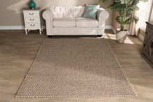 Load image into Gallery viewer, Baxton Studio Colemar Modern and Contemporary Brown Handwoven Wool Dori Blend Area Rug
