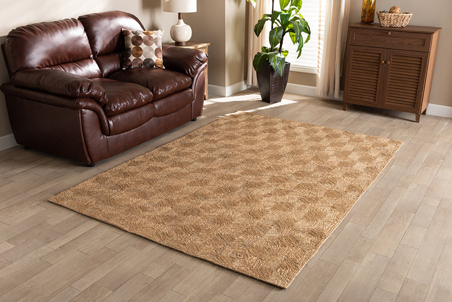 Baxton Studio Addison Modern and Contemporary Handwoven Hemp Area Rug